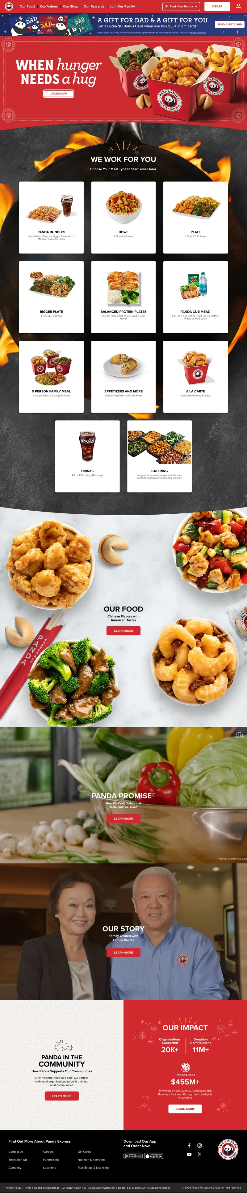 Homepage — pandaexpress.com
