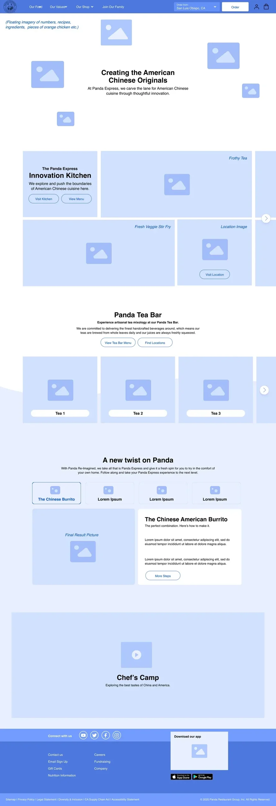 Innovation page design