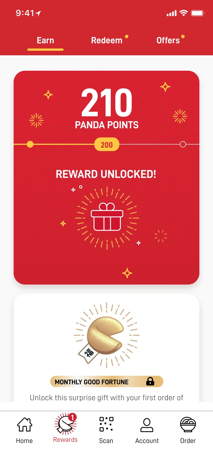 Good Fortune Awaits reward reveal