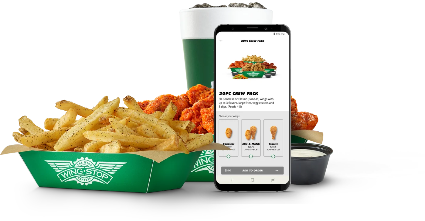 Wingstop app on the App Store