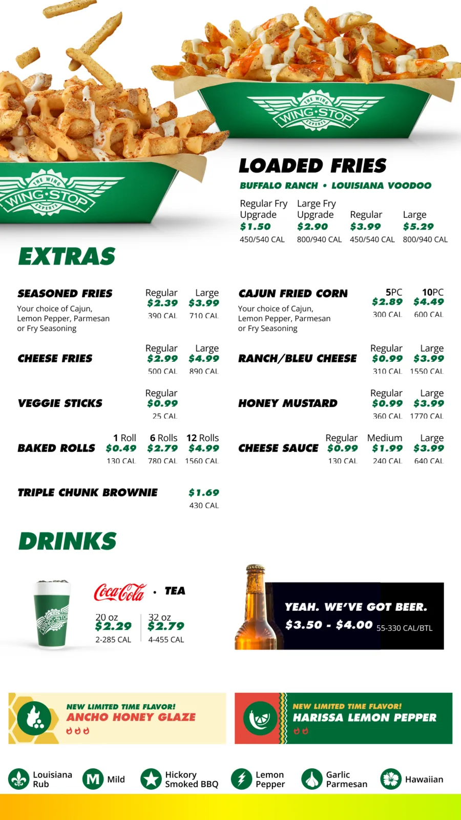Extras & drinks